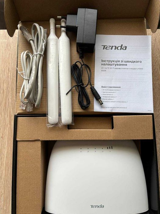 Маршрутизатор 4G Tenda 4G03/4G06 (підтримка 3G/4G/Ethernet)