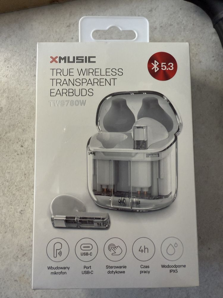 Sluchawki bluetooth xmusic tws760w