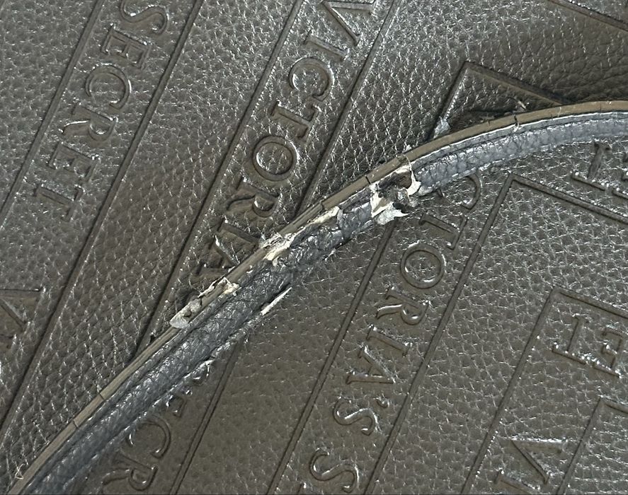 Torebka czarna z napisem oryginalna shopperka bag victoria’s secret