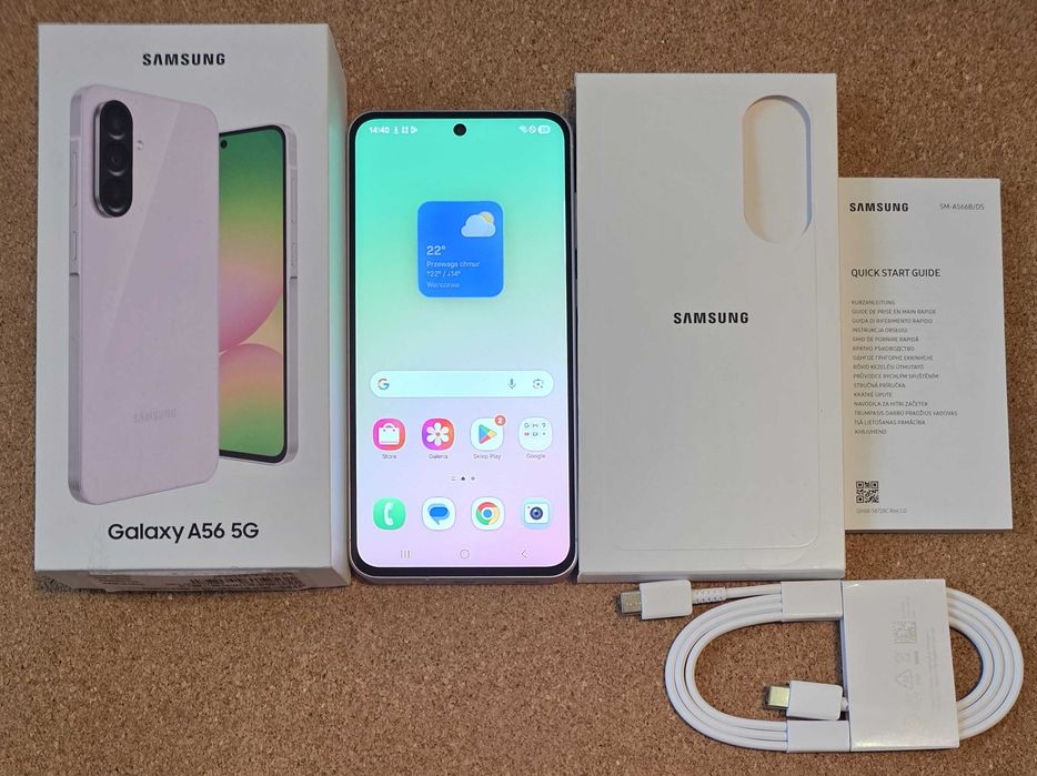 Samsung Galaxy A56 5G SM-A566 B/DS 8GB/128GB Różowy Nowy Gwarancja
