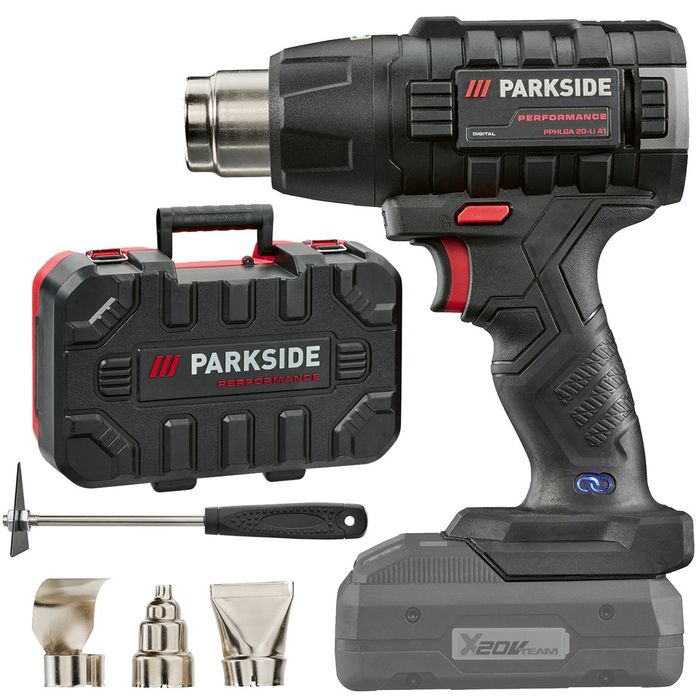 Акумуляторний будівельний фен GERMANY Parkside PPHLGA 20/строительный