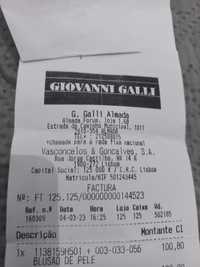 Blusão novo Giovanni Galli