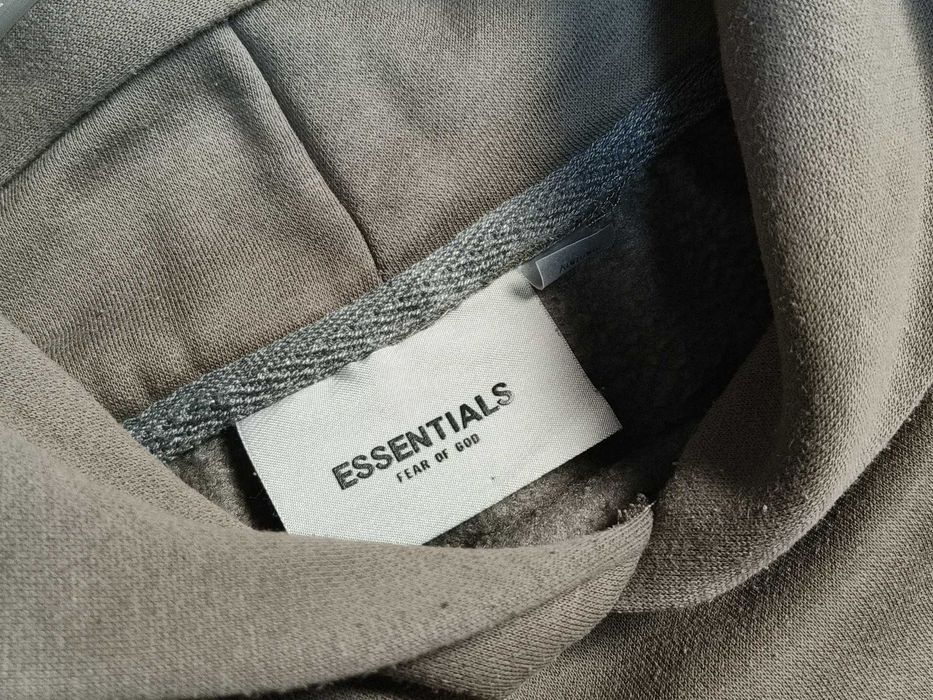 ESSENTIALS оверсайз худі чоловіче хакі бавовна М
