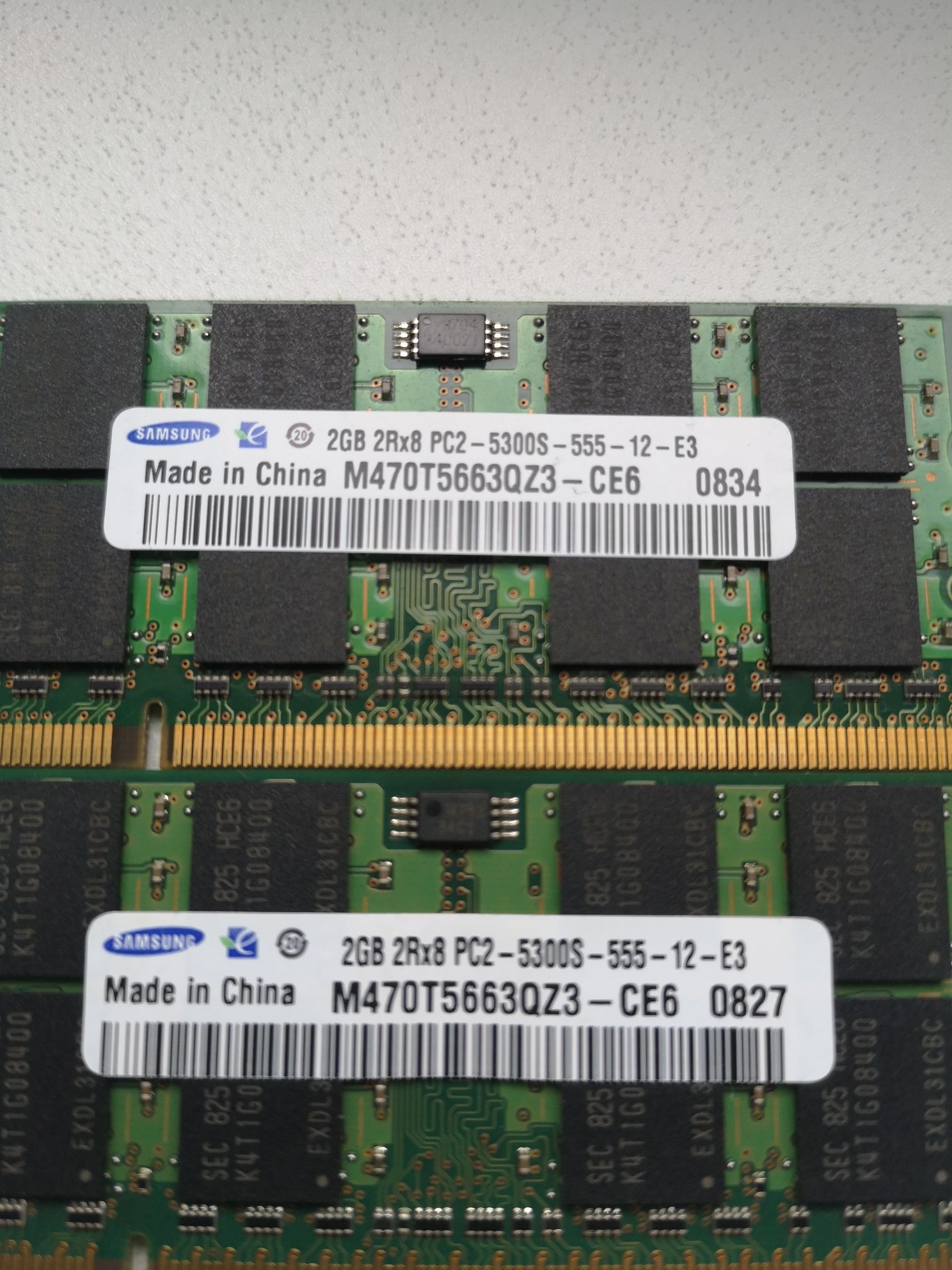 Pamięć 4GB DDR2 PC2-5300S M470T5663QZ3-CE6