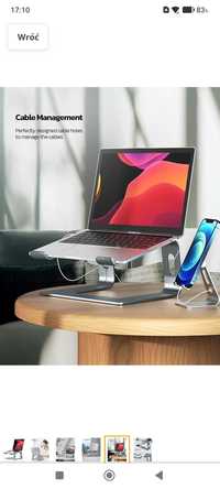 Podkładka pod Laptop Macbook Notebook stojak srebrny NULAXY podstawka