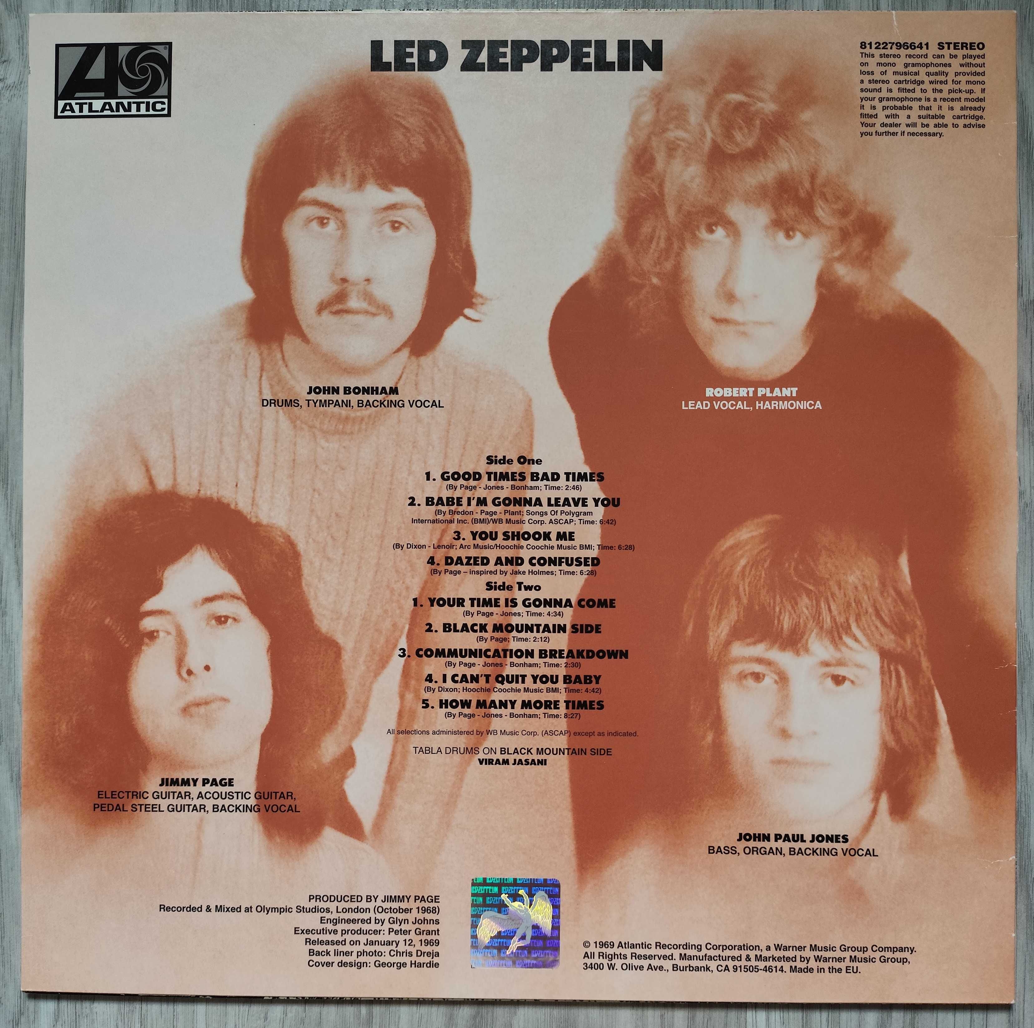 Winyl LED ZEPPELIN I, III, IV Remaster 180g