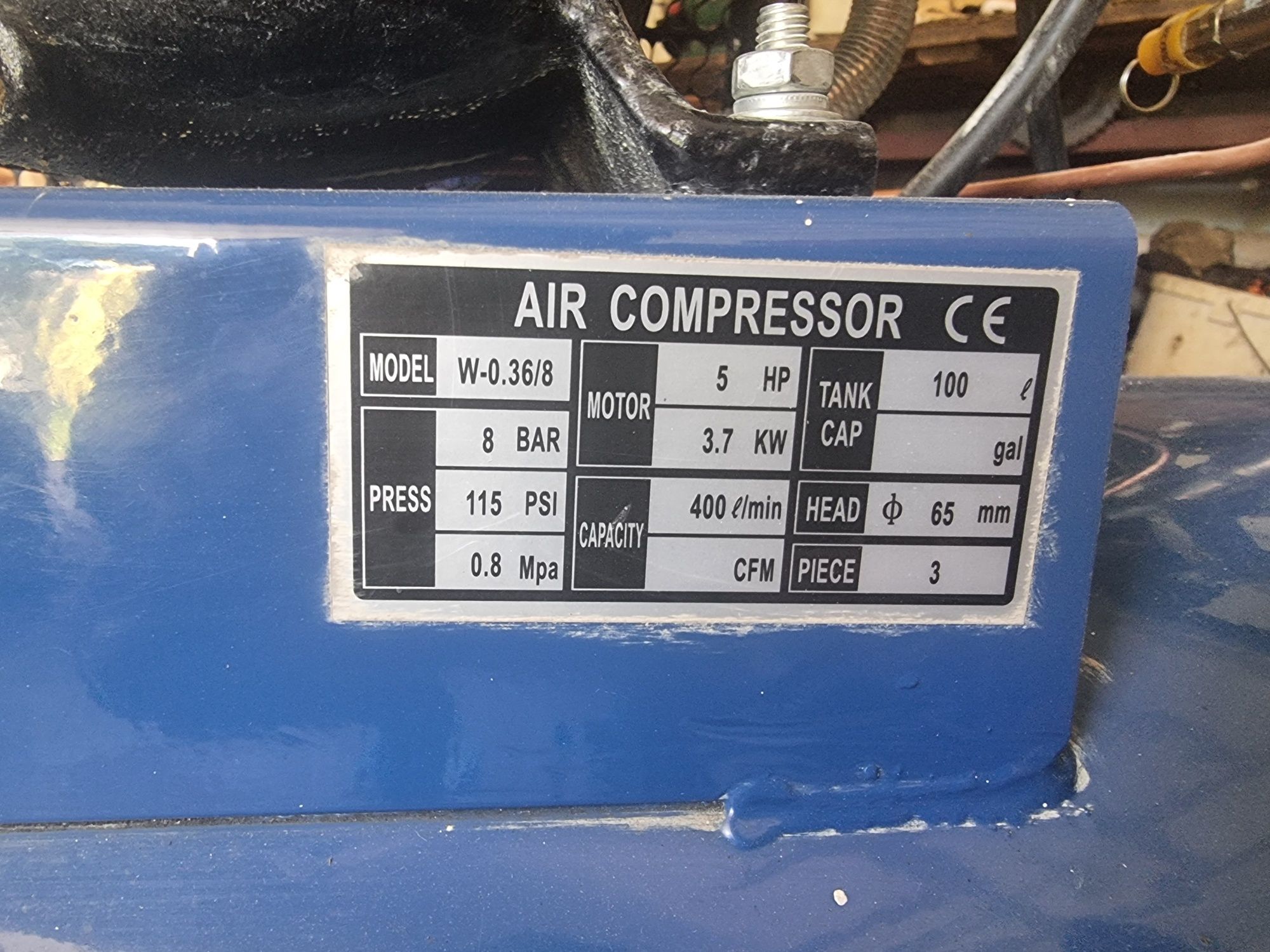 Kompresor capral 100l 3 tłokowy