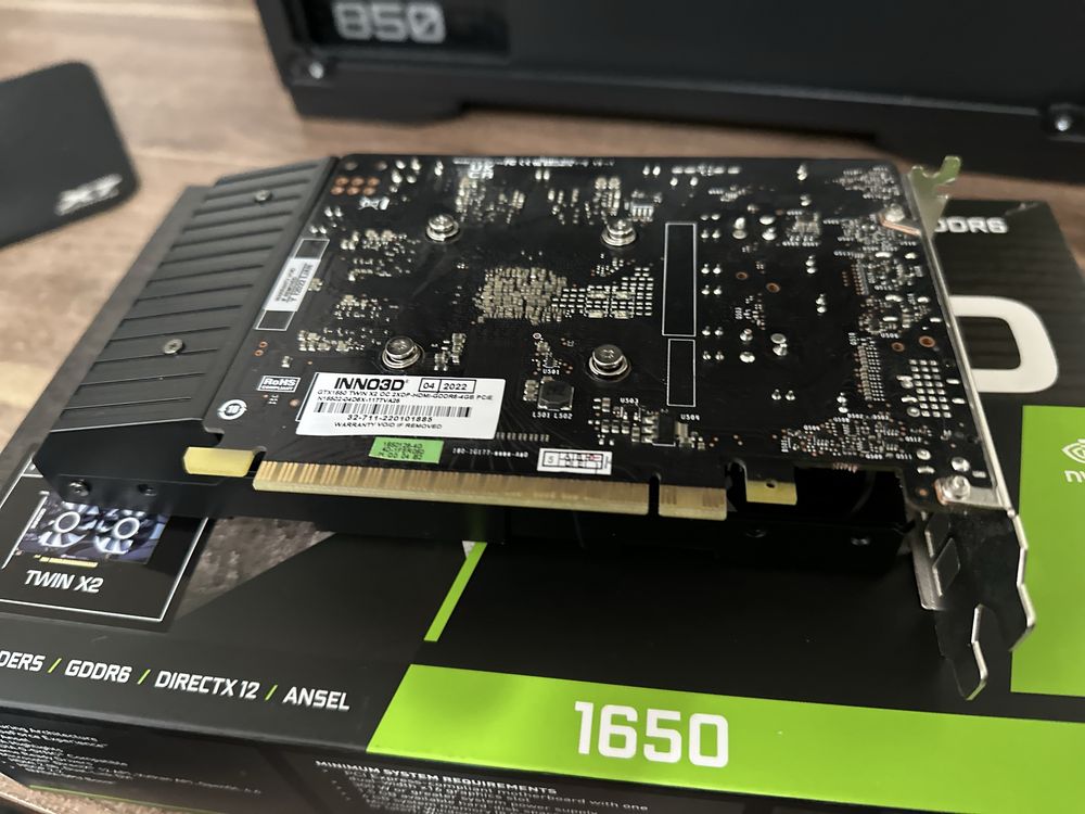 Видеокарта GeForce GTX1650 Inno3D Twin X2 OC 4GB