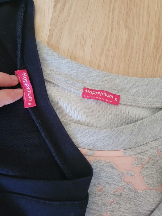 Zestaw 2 sukienki ciążowe i do karmienia Happymum rozmiar S