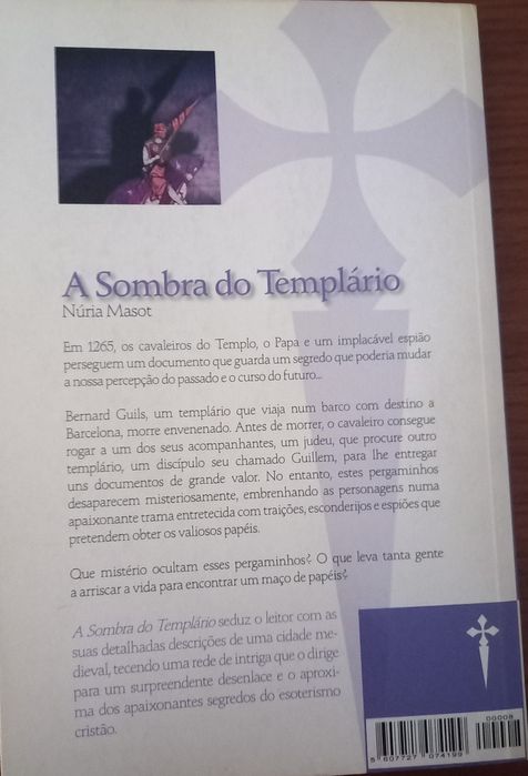 A sombra do templário de Núria Masot da coleção enigmas da história