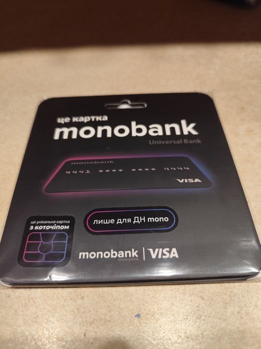 Карта monobank с коточипом