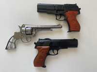 игрушка детский пистолет Golden Gun\револьвер пистонами Испания НОВЫЙ!