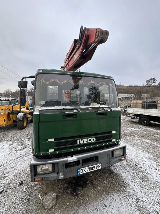 Продам самоскид з краном маніпулятором Івеко