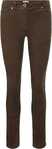Damskie aksamitne spodnie TOM TAILOR Alexa Slim Fit nowe Khaki 34/32