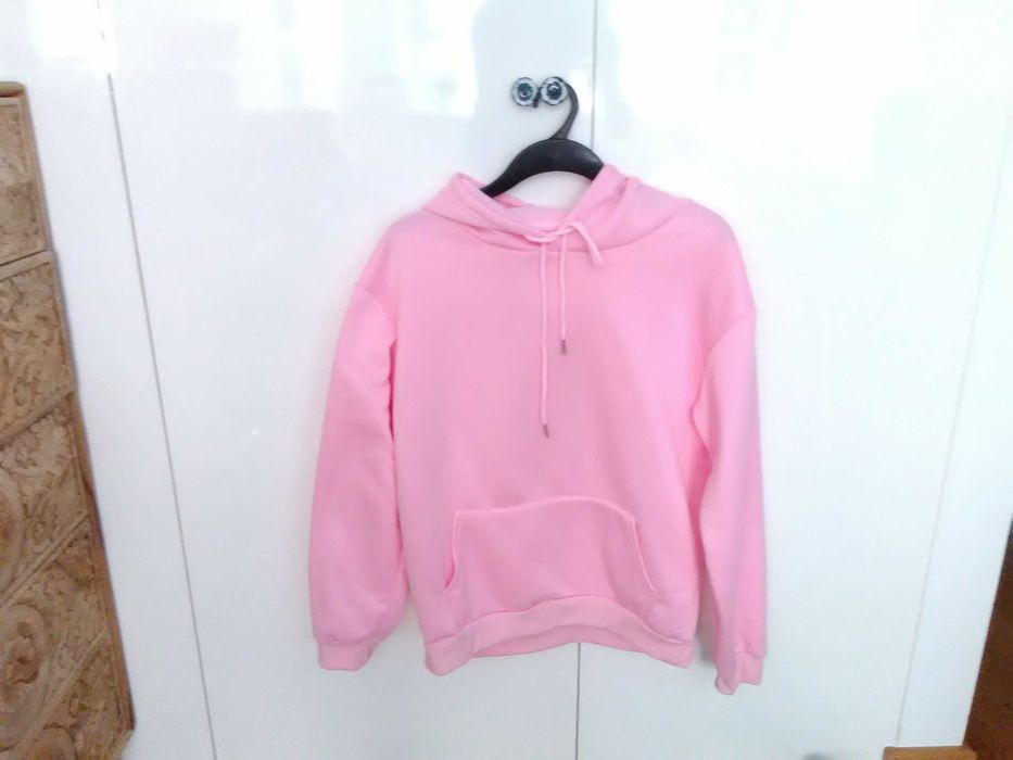 Bluza z kapturem róż