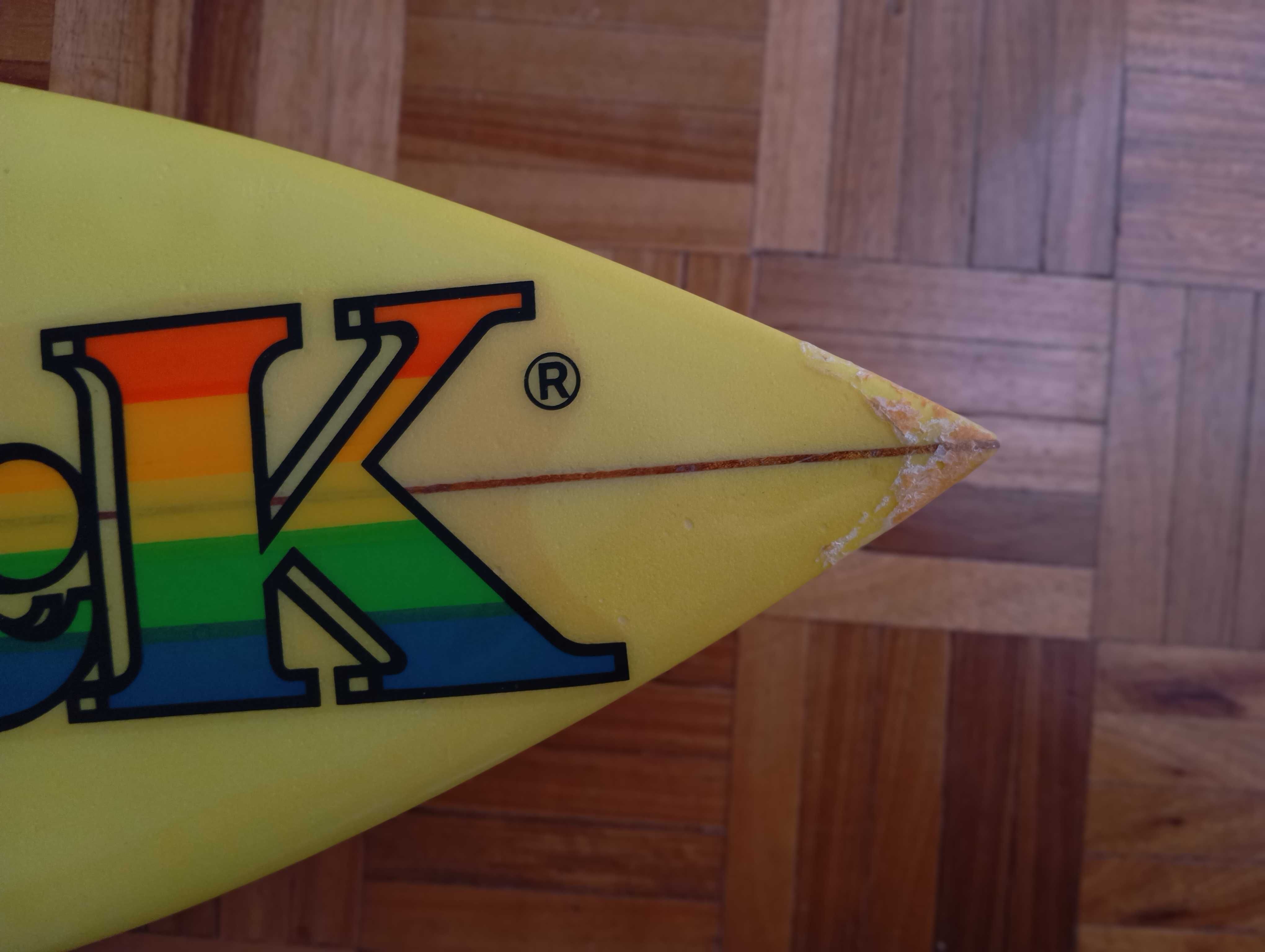RARIDADE !!! Relíquia do Surf Brasileiro com 35 anos! K&K, 6'8 de 1990