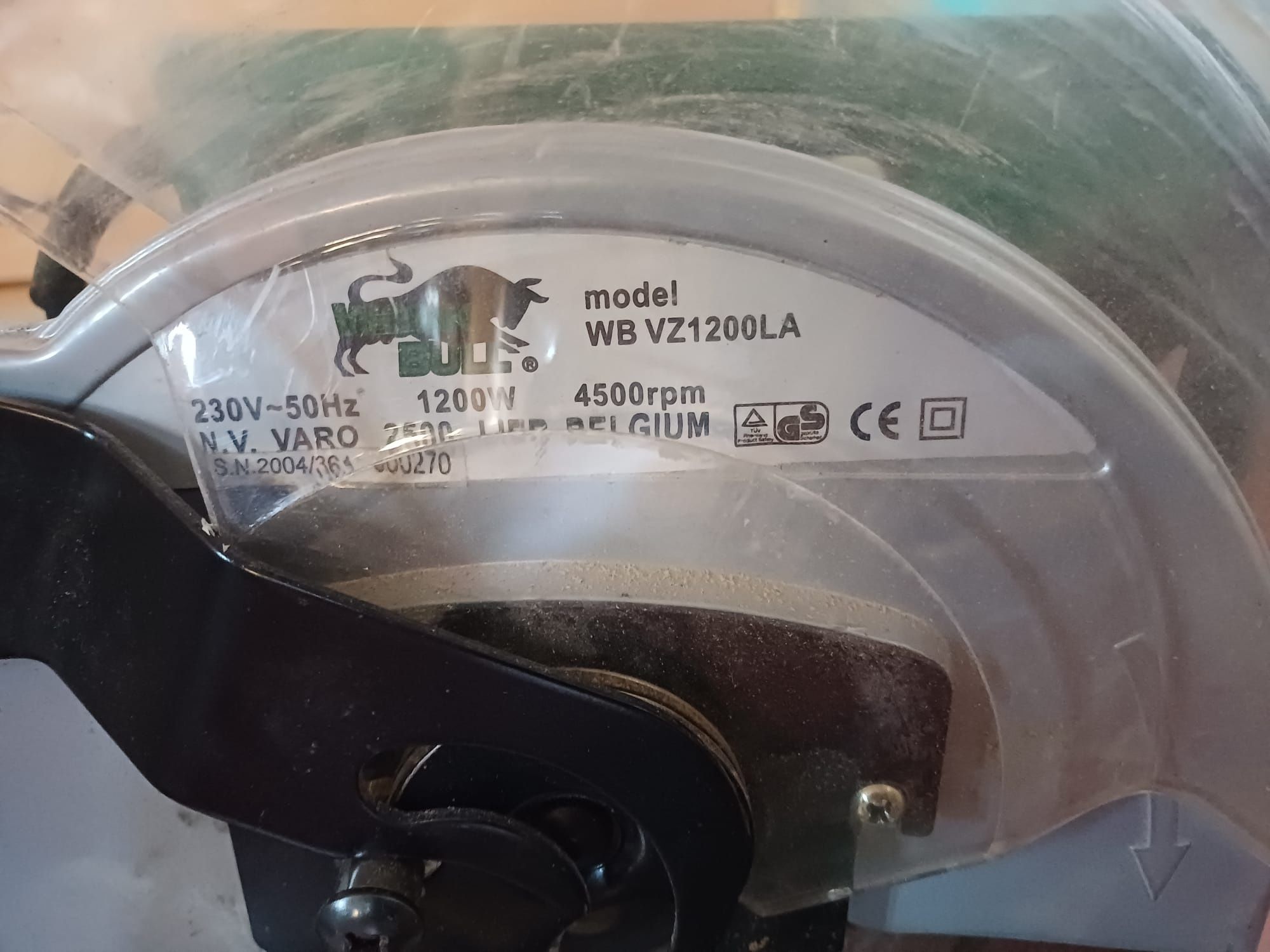 Serra circular - máquina de corte 1200W Work Bull