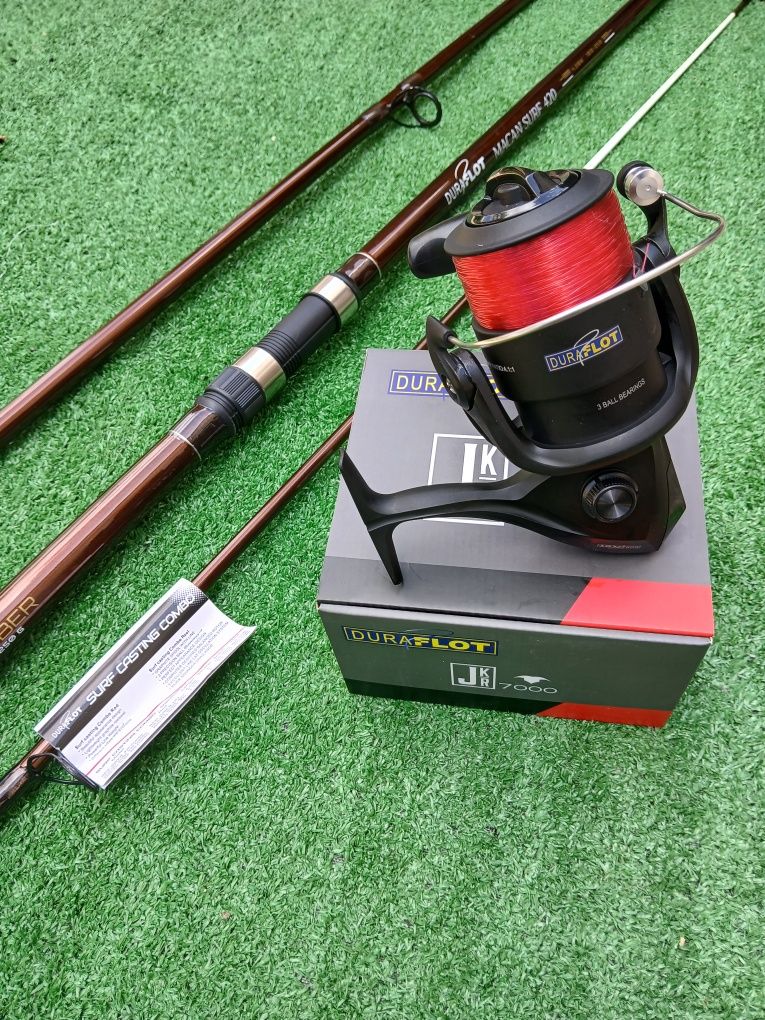 Cana pesca surfcasting com carreto 7000
