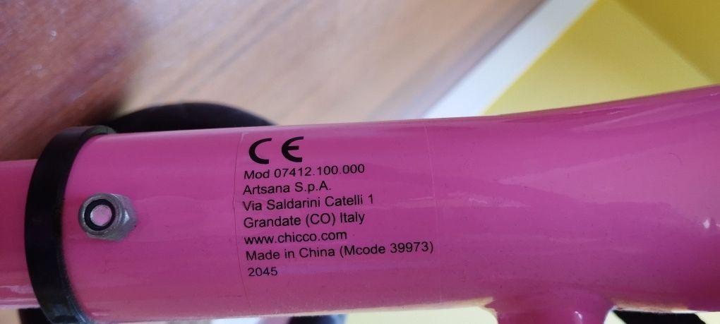 Triciclo Chicco U-go rosa