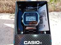 Casio A158WEA-1EF Face Preta - Novo e Original