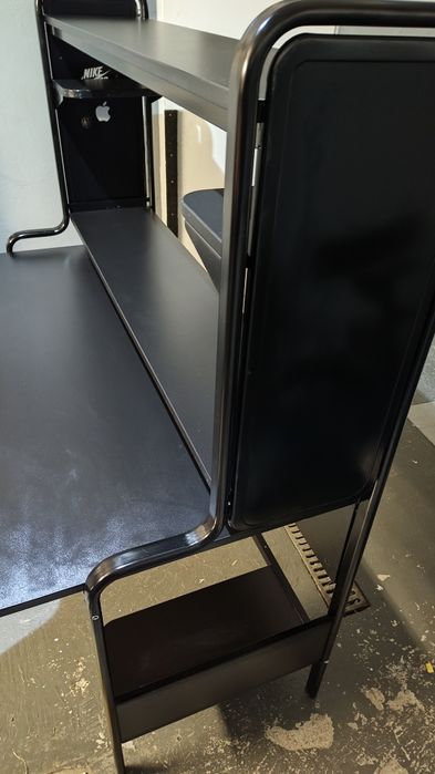 Biurko gamingowe Ikea fredde czarne