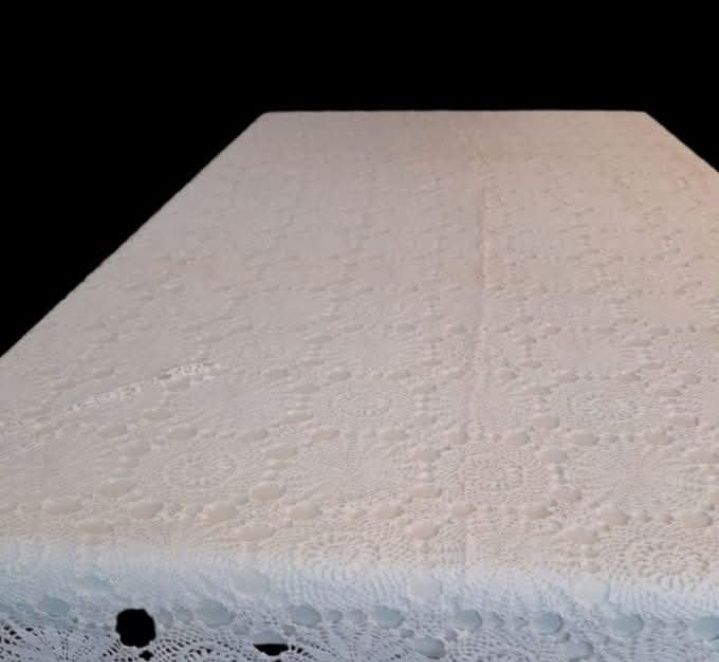 Colcha em croche em algodão