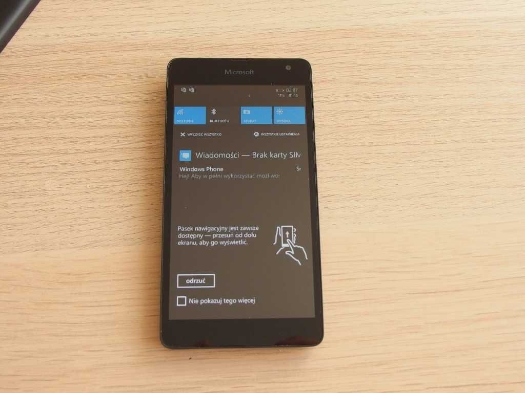 Nokia Lumia 535 RM-1090 bateria BL-L4A Microsoft Windows 10 Mobile
