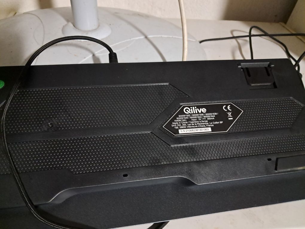 Teclado computador, com luz led