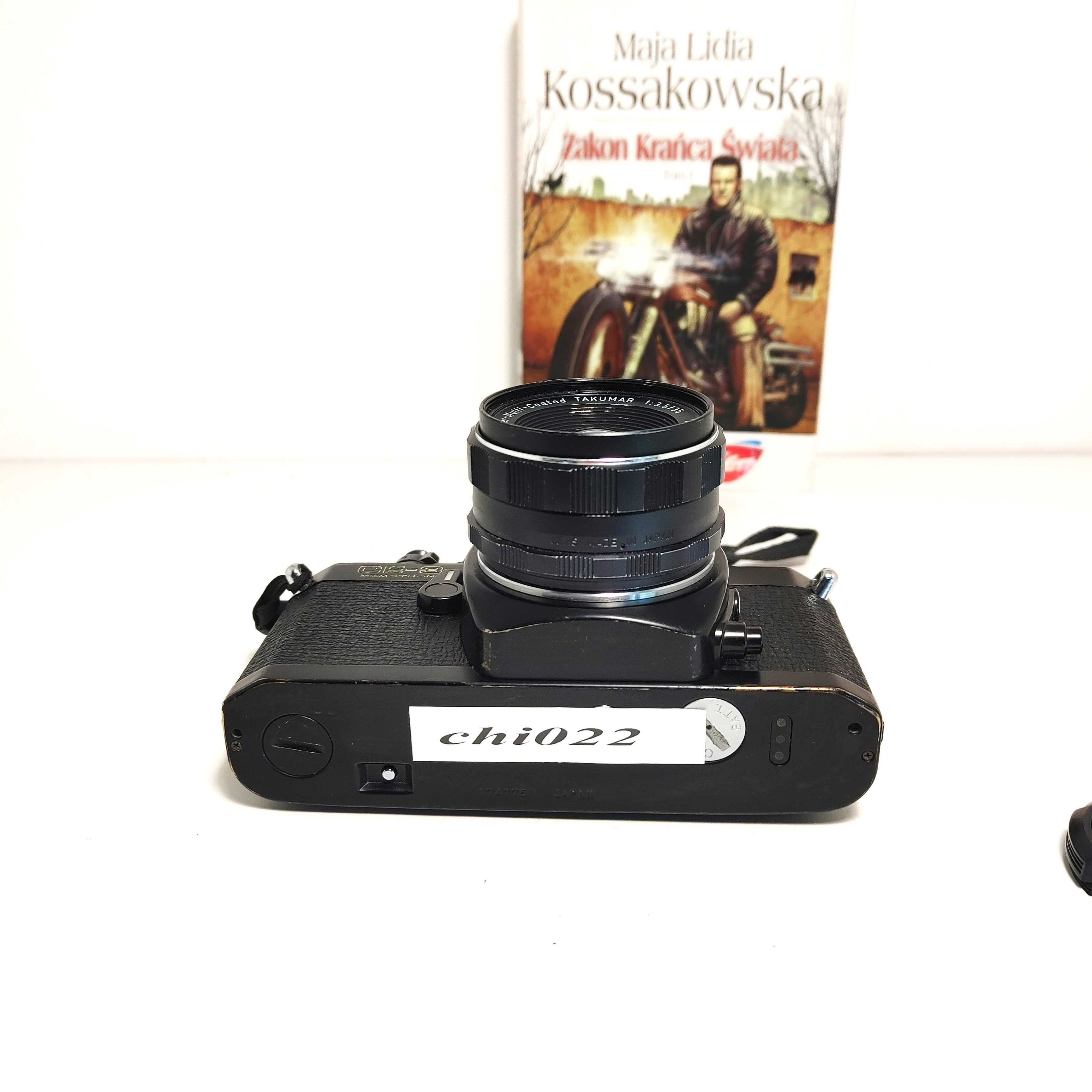 Lustrzanka analogowa CHINON CE-3 Memotron M42 SMC TAKUMAR 1:3,5 35 mm