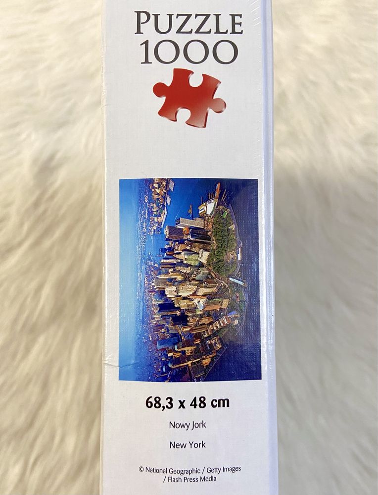 Trefl Nowe Puzzle 1000 Elementów Nowy Jork Manhattan Premium Quality