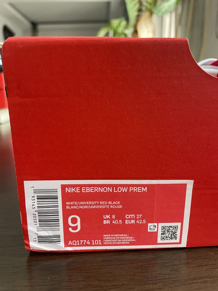 Ténis Nike Ebernon Low Premium 42,5