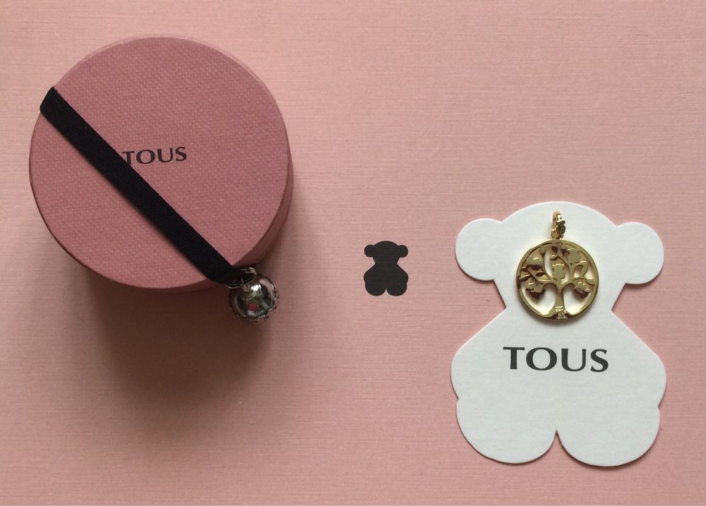 Tous Good Vibes zawieszka złota 2,2 cm