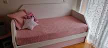 Cama estudio branco lacado