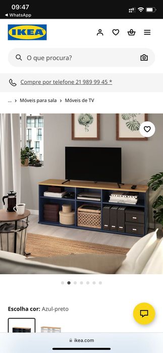 Móvel TV - Ikea SKRUVBY