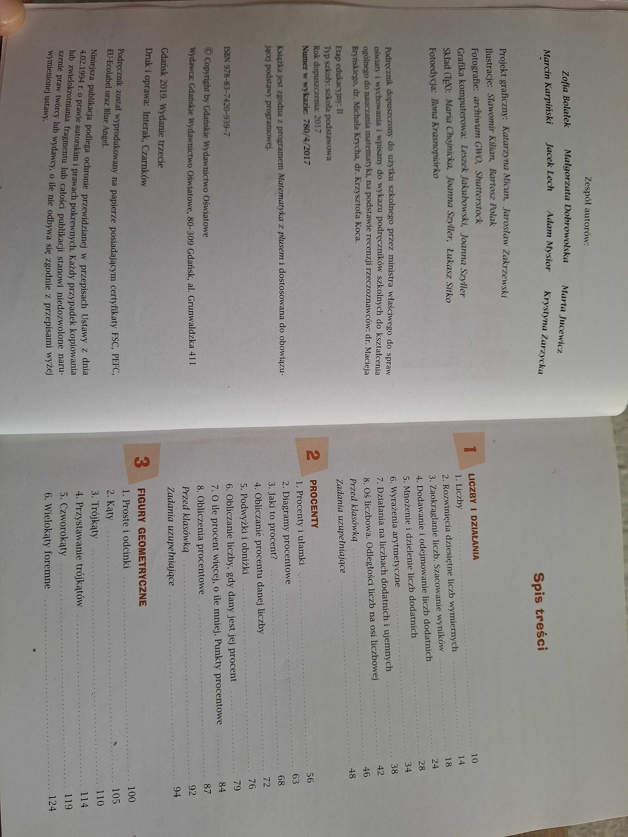 Matematyka z plusem 7 GWO nowa