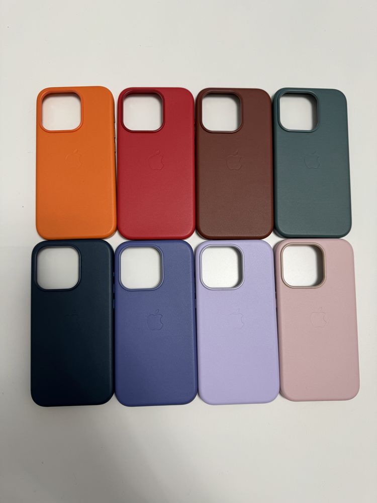 Шкіряний чохол Iphone 15 pro / max leather case кожаный чехол айфон