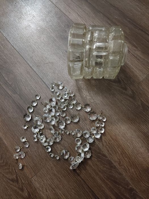 Подвески хрустальные  с латунными соединениями