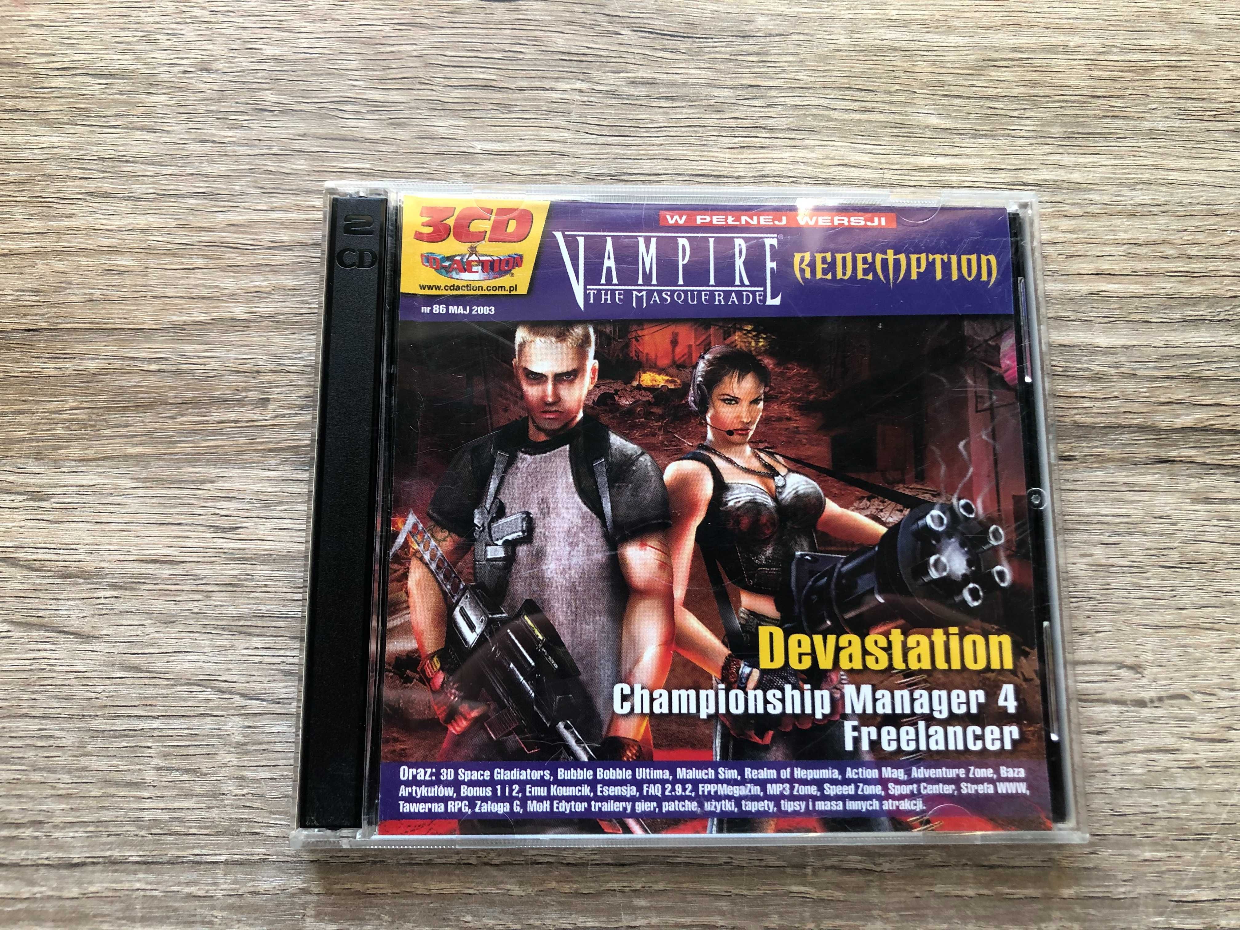 CD Action nr 86 maj 2003 Gry na PC Vampire The Masquerade Redemption