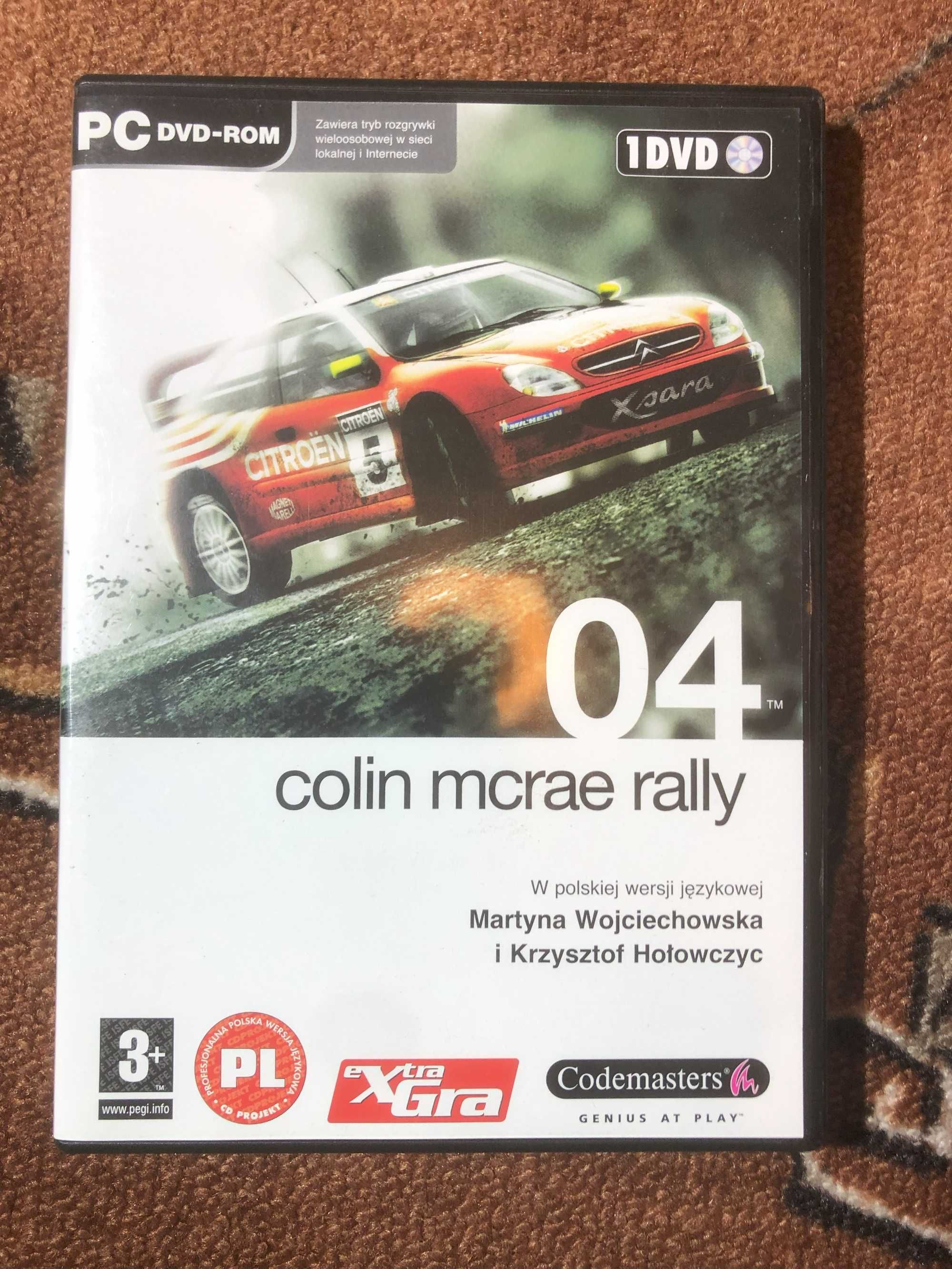 Colin McRae rally 04 PC - 1 DVD  w polskiej wersji