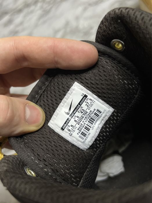 Ботинки из кожи Nike Acg оригинал размер 43 27,5 см