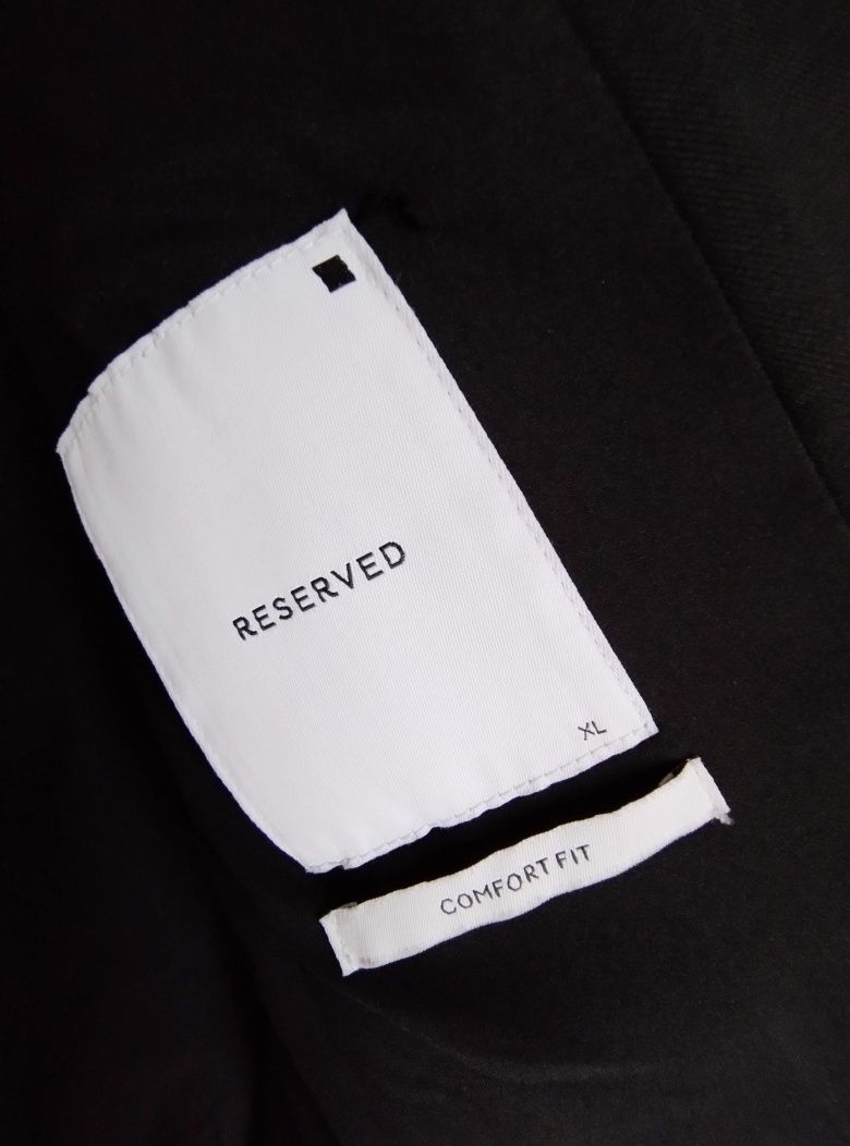 Reserved marynarka czarna XL duże XL