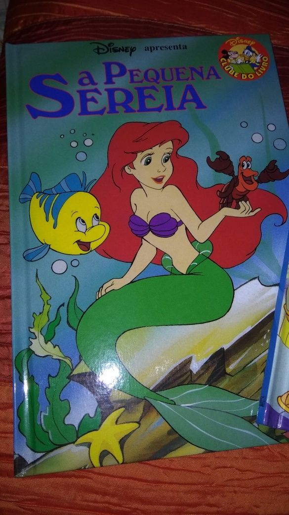 Livros Disney  | A Pequena Sereia; A Bela e o Monstro; Força Ralph2..