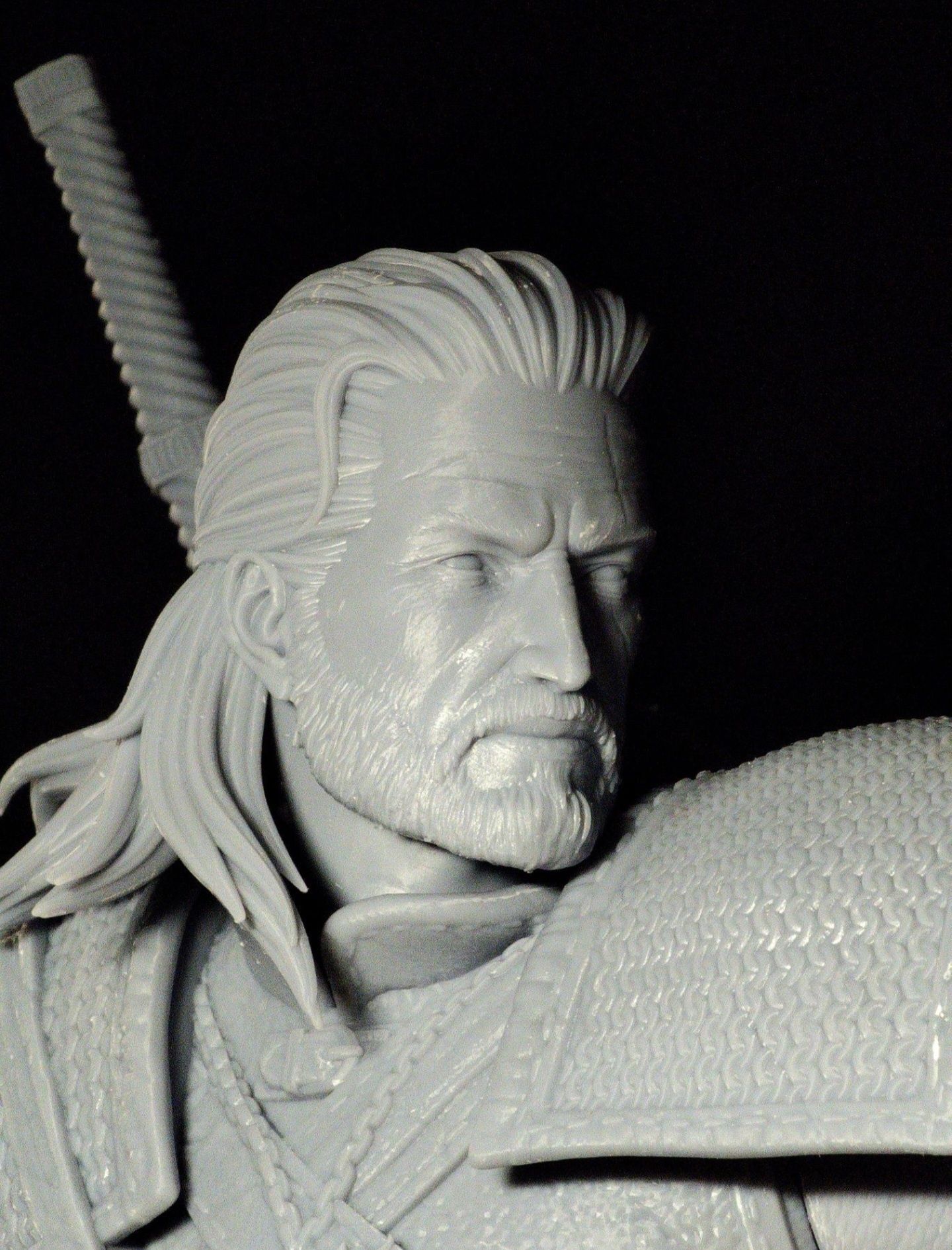 Ogromna figurka - Wiedźmin - Geralt z Rivii - Druk 3d - 56cm