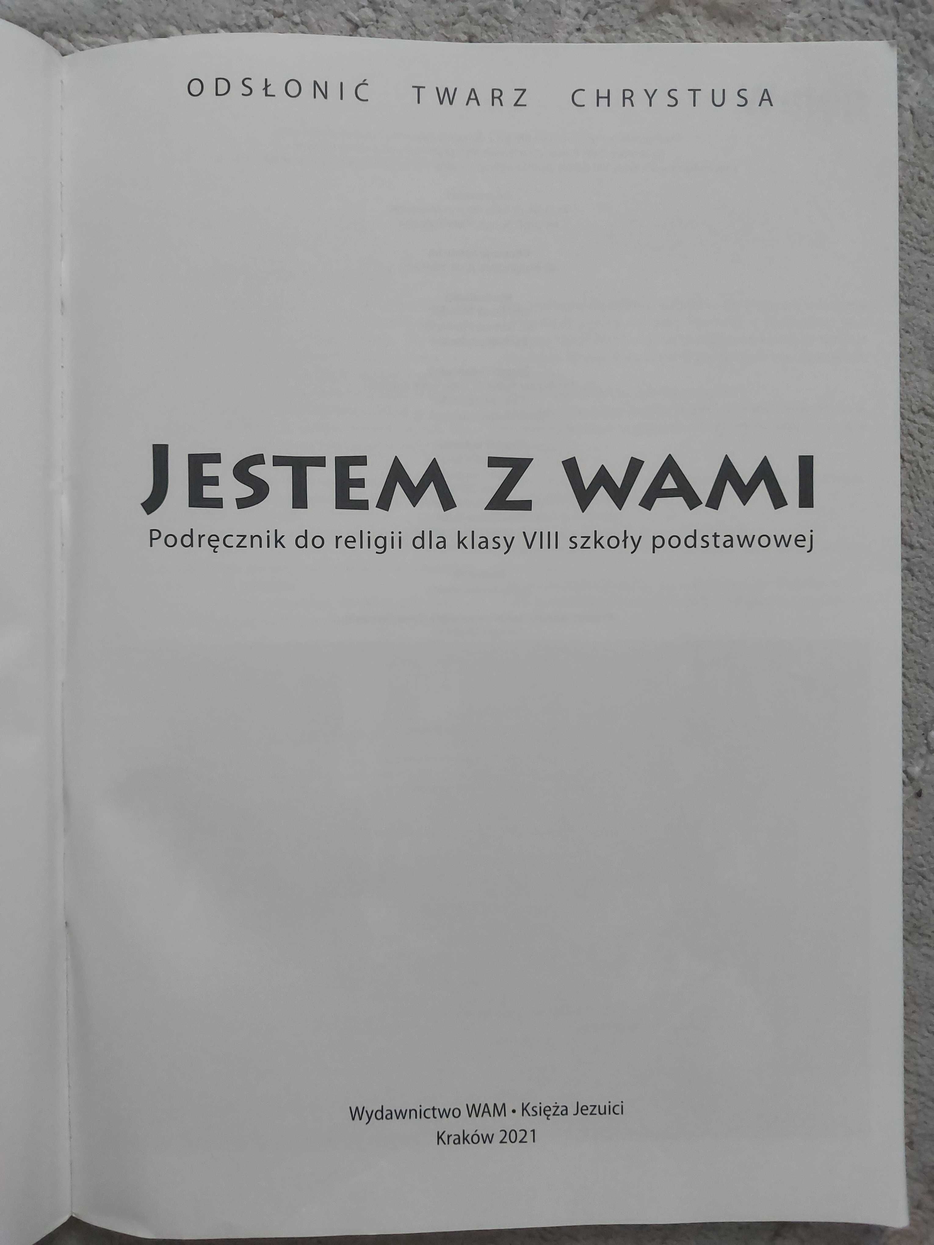 Jestem z wami podręcznik do religii dla klasy 8