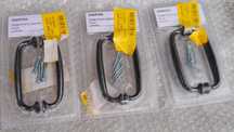 Puxadores / pegas IKEA pretos para portas ou gavetas / Handles-ENERYDA