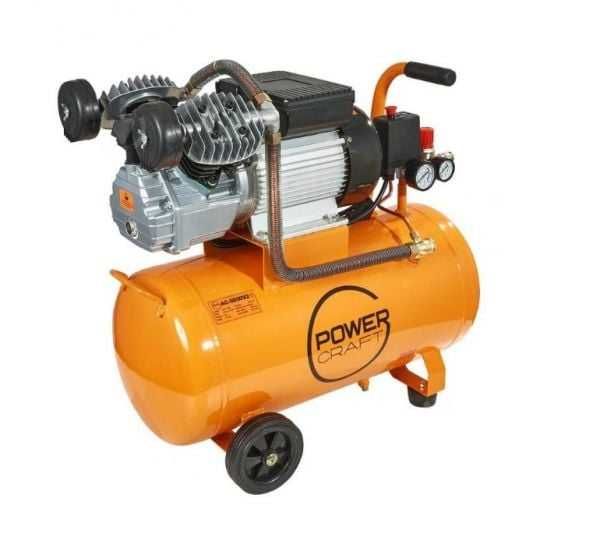 Компрессор Powercraft АС-5030V2/2х цилиндр/420л/м\/50литр/2.2кВт/#172