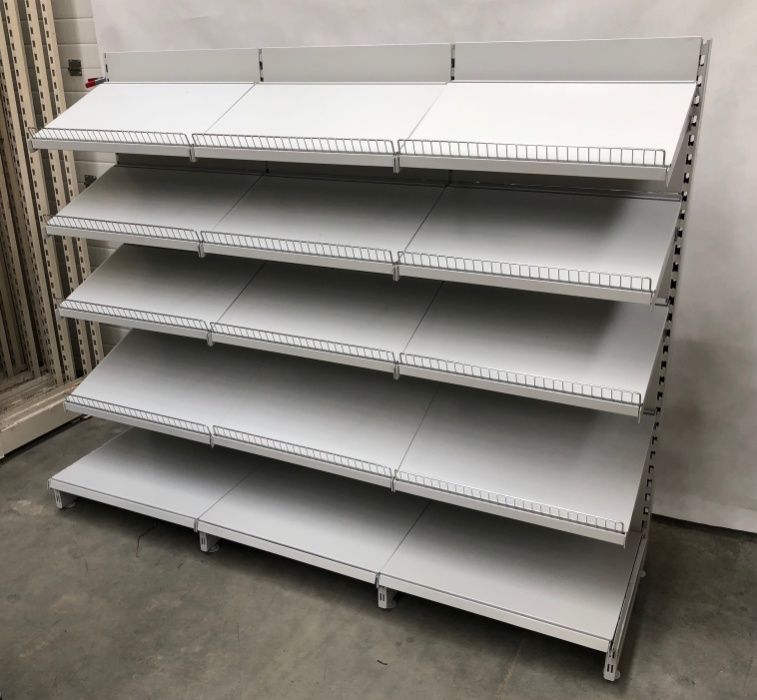 REGAŁ WARZYWNICZY PIEKARNICZY warzywa owoce metalowy sklepowy 2 metry