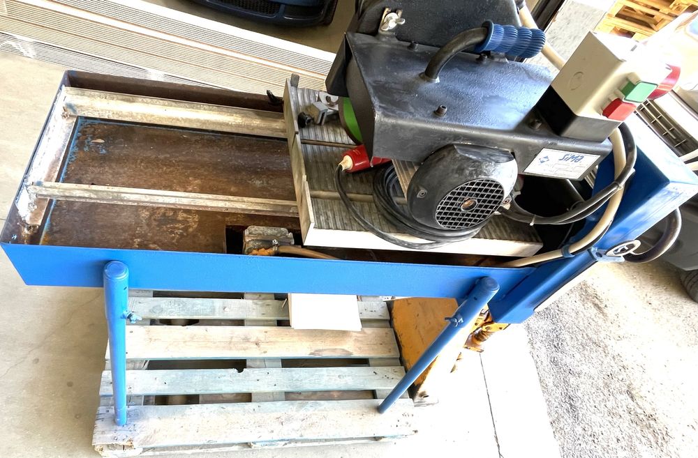 Maquina de cortar a agua para desocupar disco novo