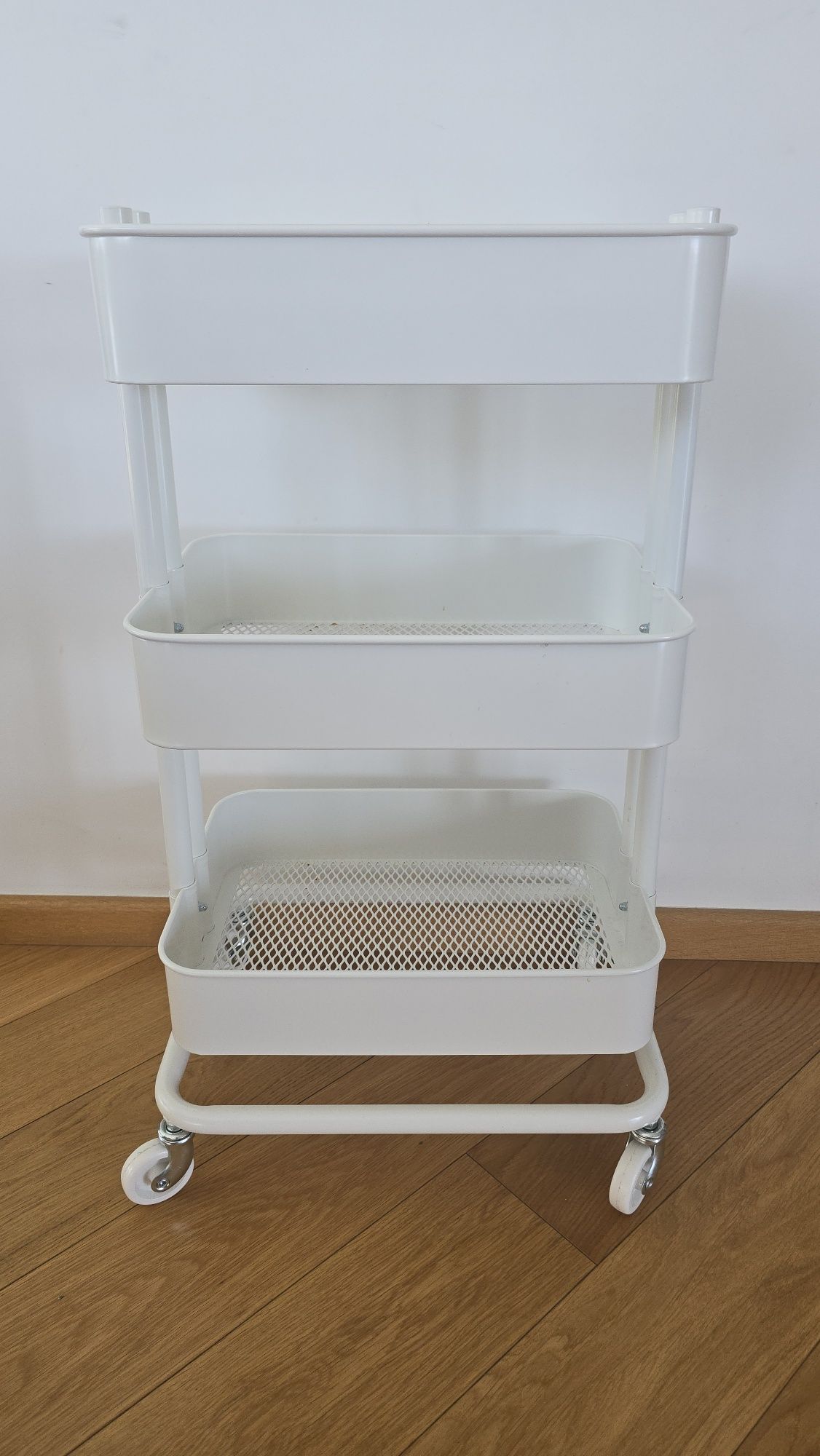 Wózek kuchenny Ikea RASKOG biały na kółkach