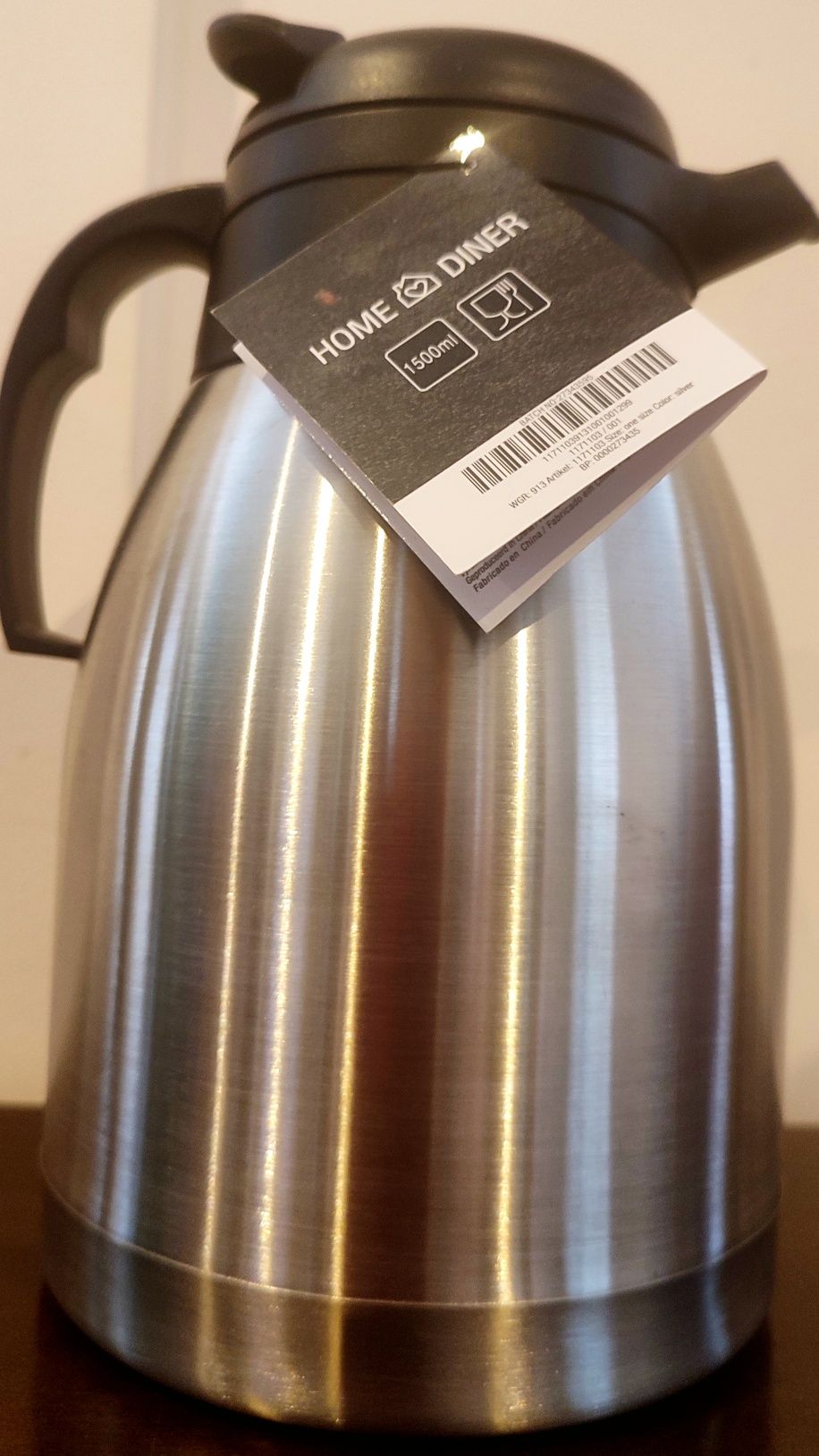 Na stół. Nowy termos 1,5 l, z metką duży na kawę, herbatę. Odbiór osob